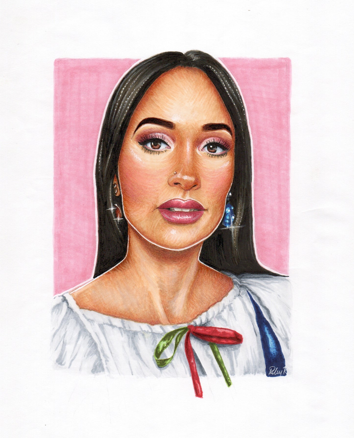 Kacey Musgraves - 8.27x11.69in Drawing