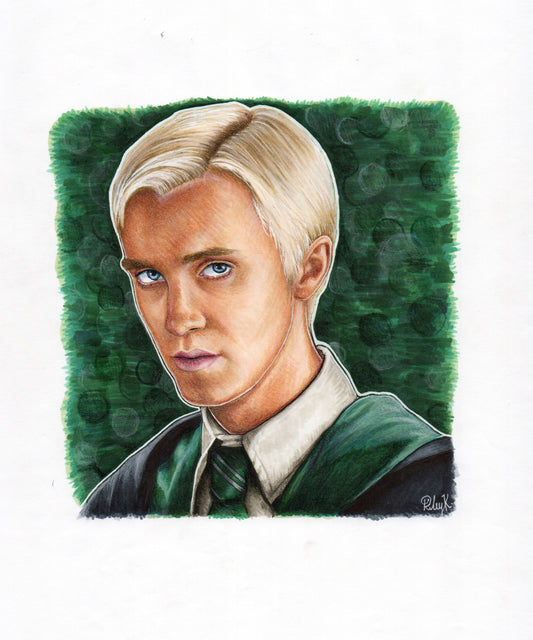 Draco Malfoy - 8.27x11.69in Drawing