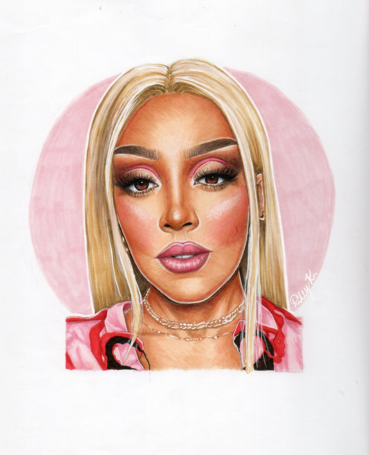 Doja Cat - 9x12in Drawing