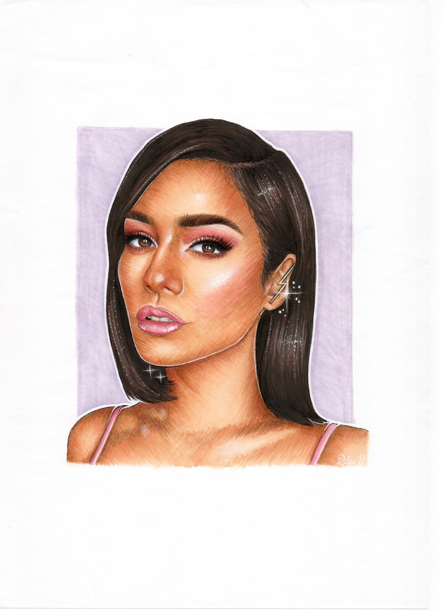 Vanessa Hudgens - 8.27x11.69in Drawing